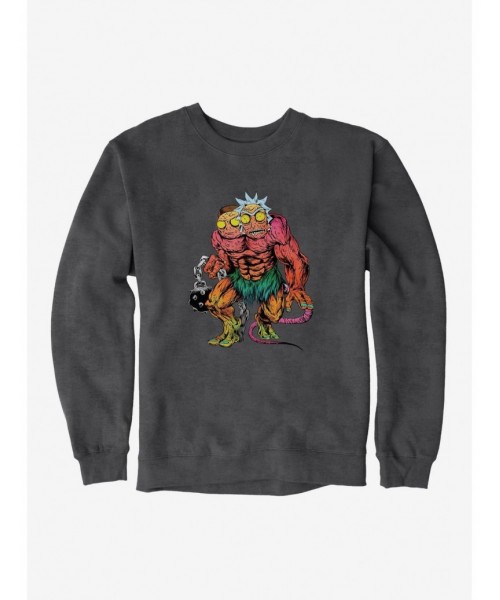 Fashion Rick And Morty Two Headed Beast Sweatshirt $10.63 Sweatshirts