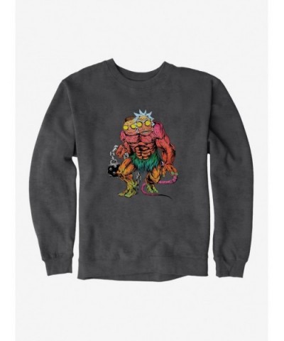 Fashion Rick And Morty Two Headed Beast Sweatshirt $10.63 Sweatshirts