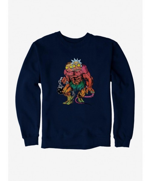 Fashion Rick And Morty Two Headed Beast Sweatshirt $10.63 Sweatshirts