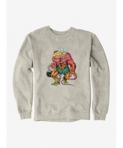 Fashion Rick And Morty Two Headed Beast Sweatshirt $10.63 Sweatshirts