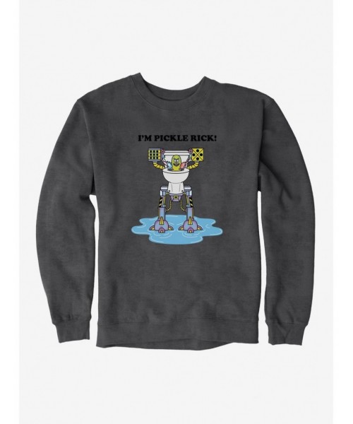 Discount Rick And Morty I'm Pickle Rick Sweatshirt $11.81 Sweatshirts