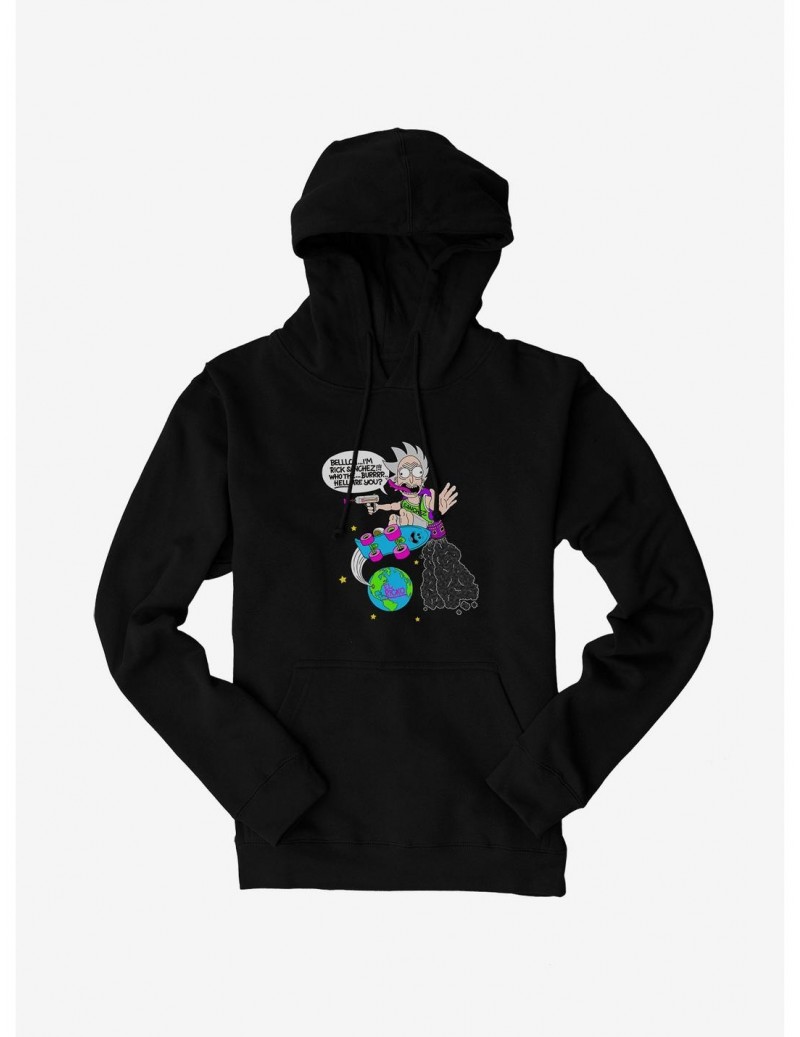 Limited Time Special Rick And Morty Who Are You Hoodie $13.65 Hoodies