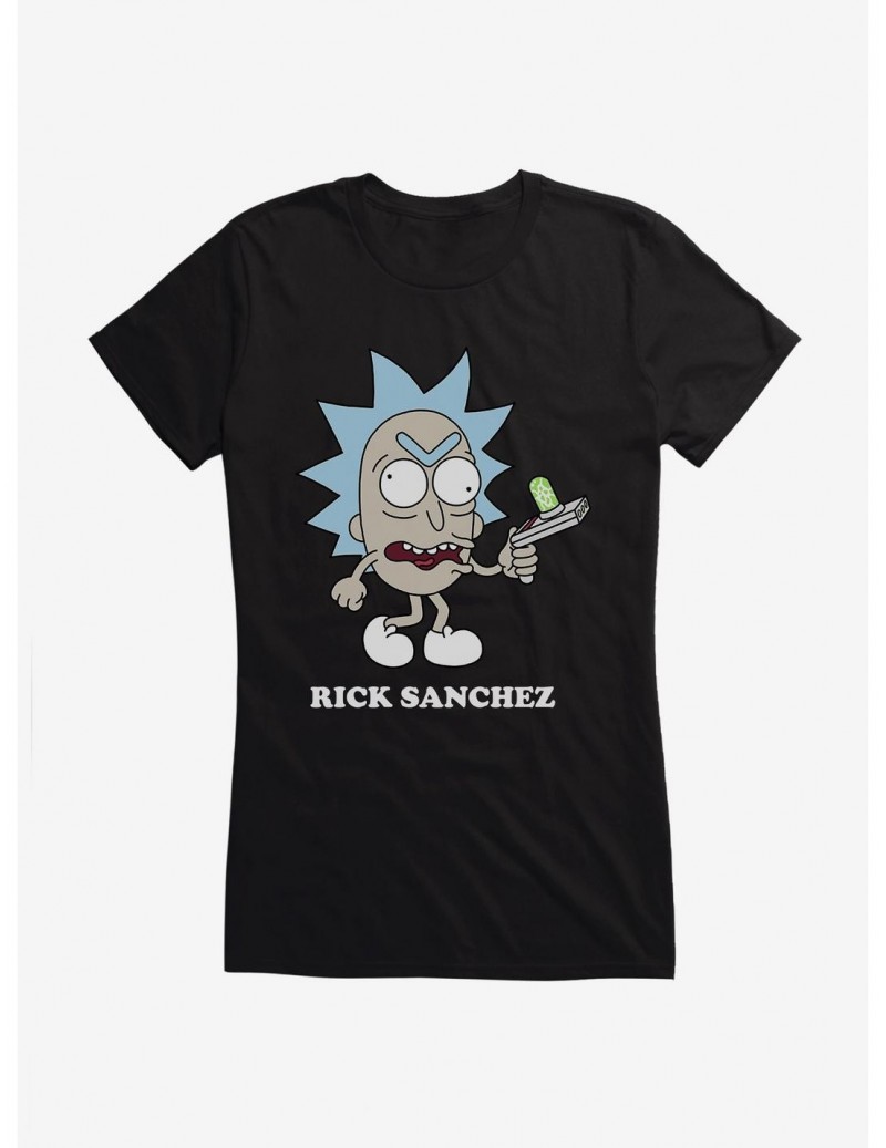 New Arrival Rick And Morty Rick Sanchez Girls T-Shirt $9.76 T-Shirts