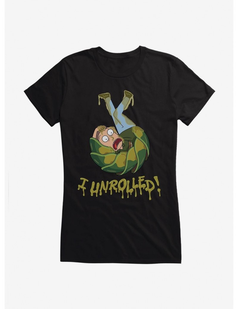 Wholesale Rick And Morty I Unrolled! Jerry Girls T-Shirt $9.96 T-Shirts
