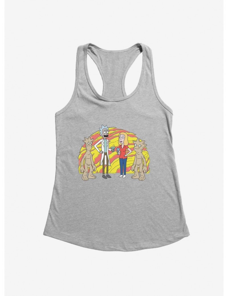 Clearance Rick And Morty Beth And Rick Lab Creation Girls Tank $9.36 Tanks