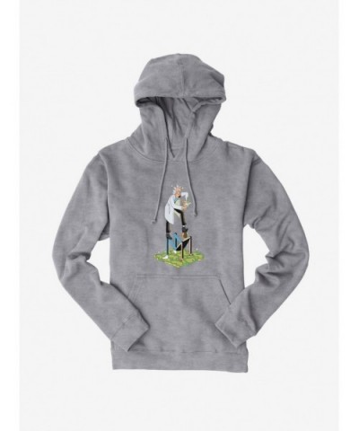 Flash Sale Rick And Morty Standing On A Person Hoodie $11.85 Hoodies