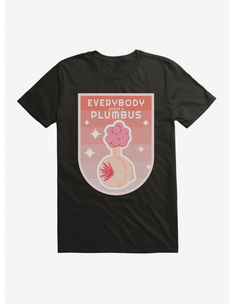 Sale Item Rick And Morty Everybody Needs A Plumbus T-Shirt $9.18 T-Shirts