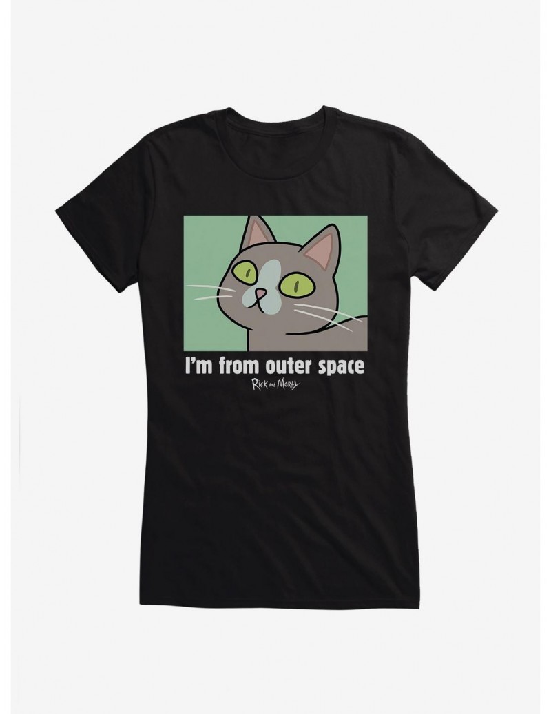Huge Discount Rick And Morty From Outer Space Girls T-Shirt $8.96 T-Shirts
