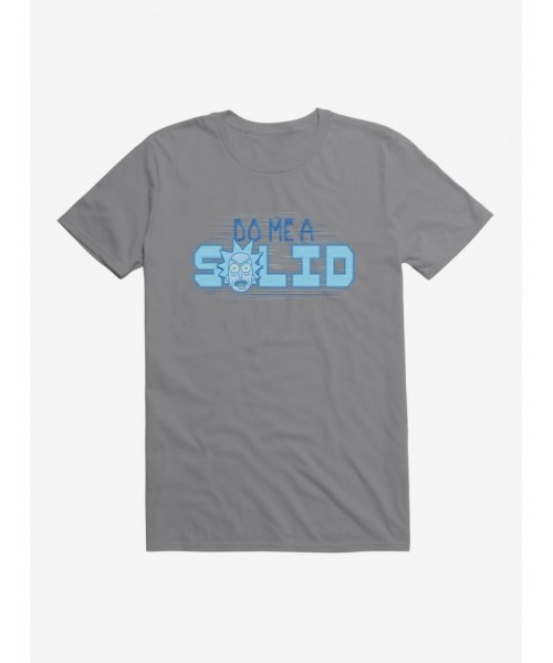 Low Price Rick And Morty Hologram Rick Do Me A Solid T-Shirt $7.84 T-Shirts