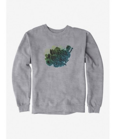 Best Deal Rick And Morty Wubba Lubba Sweatshirt $10.33 Sweatshirts