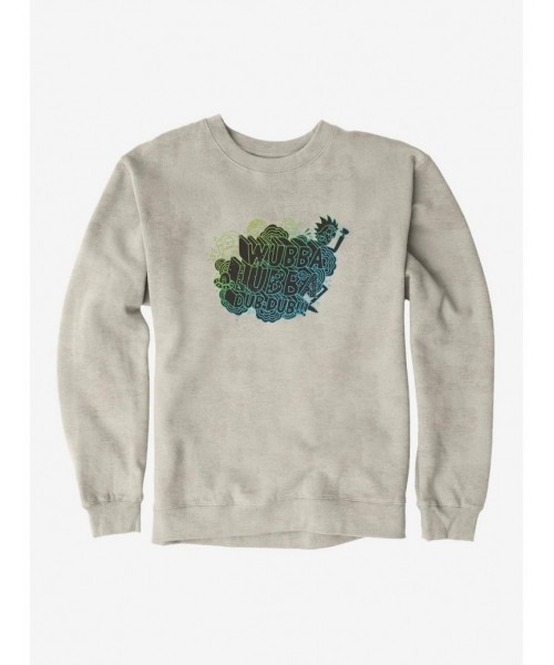 Best Deal Rick And Morty Wubba Lubba Sweatshirt $10.33 Sweatshirts