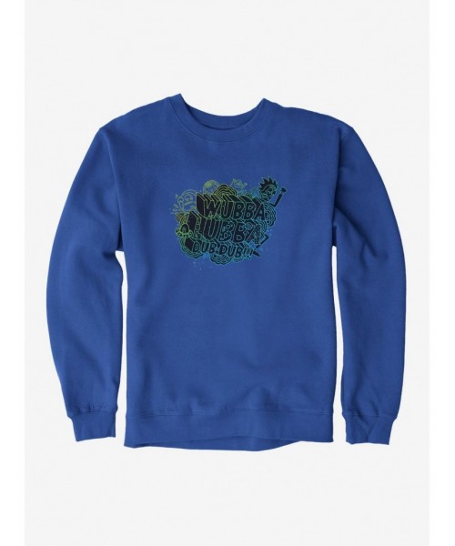 Best Deal Rick And Morty Wubba Lubba Sweatshirt $10.33 Sweatshirts