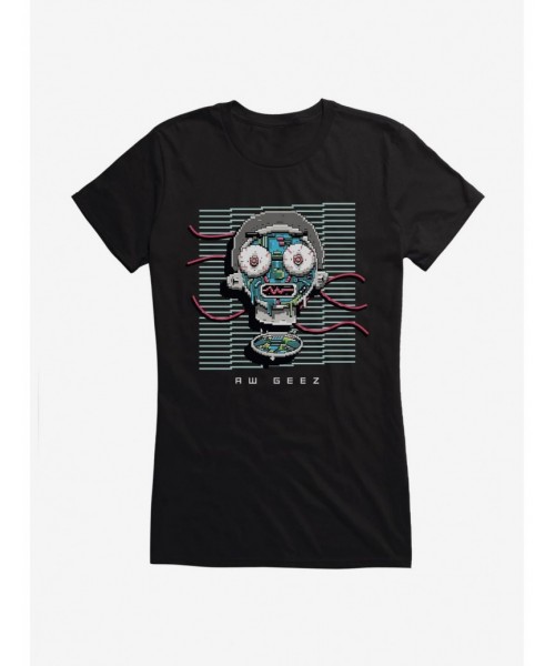 Limited-time Offer Rick And Morty Aw Geez Girls T-Shirt $8.76 T-Shirts