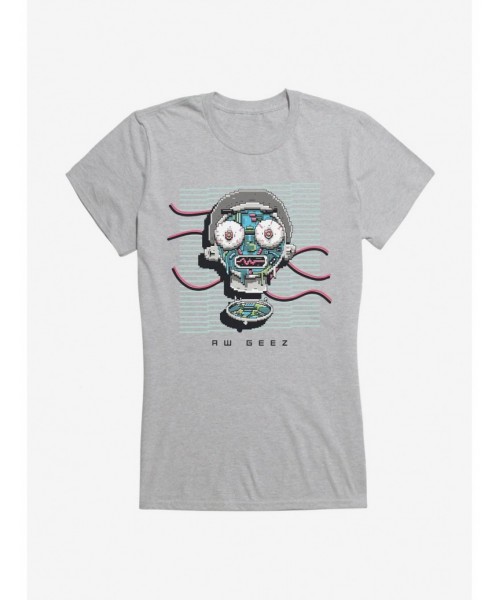 Limited-time Offer Rick And Morty Aw Geez Girls T-Shirt $8.76 T-Shirts