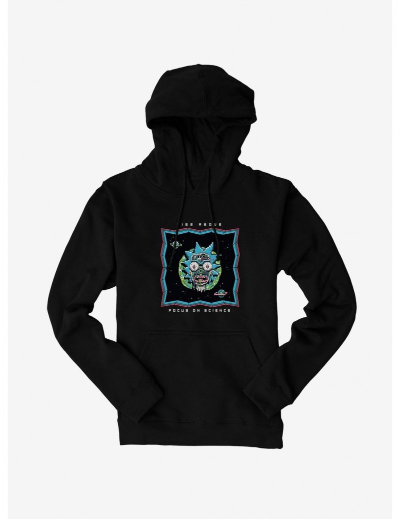 Discount Sale Rick And Morty Rise Above Hoodie $11.85 Hoodies