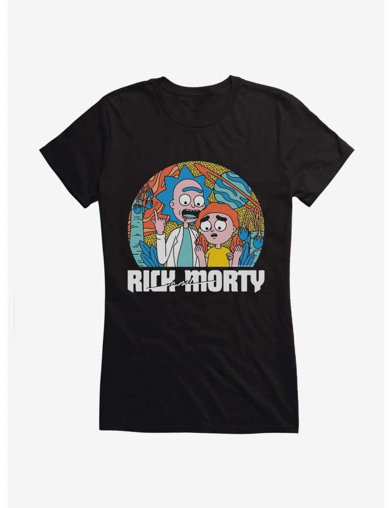 Crazy Deals Rick And Morty Mega Seeds Girls T-Shirt $7.97 T-Shirts