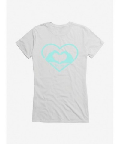 Low Price Rick And Morty Heart Hands Girls T-Shirt $9.96 T-Shirts