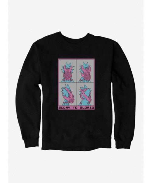 Wholesale Rick And Morty Glory To Glorzo Sweatshirt $13.28 Sweatshirts