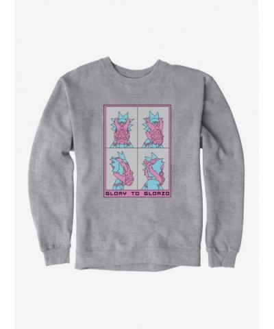 Wholesale Rick And Morty Glory To Glorzo Sweatshirt $13.28 Sweatshirts