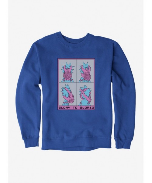 Wholesale Rick And Morty Glory To Glorzo Sweatshirt $13.28 Sweatshirts