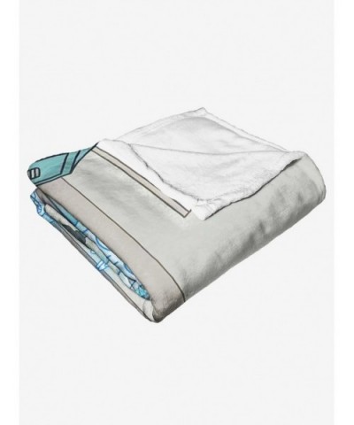 Limited Time Special Rick And Morty Hologram Chicken Throw Blanket $26.96 Blankets