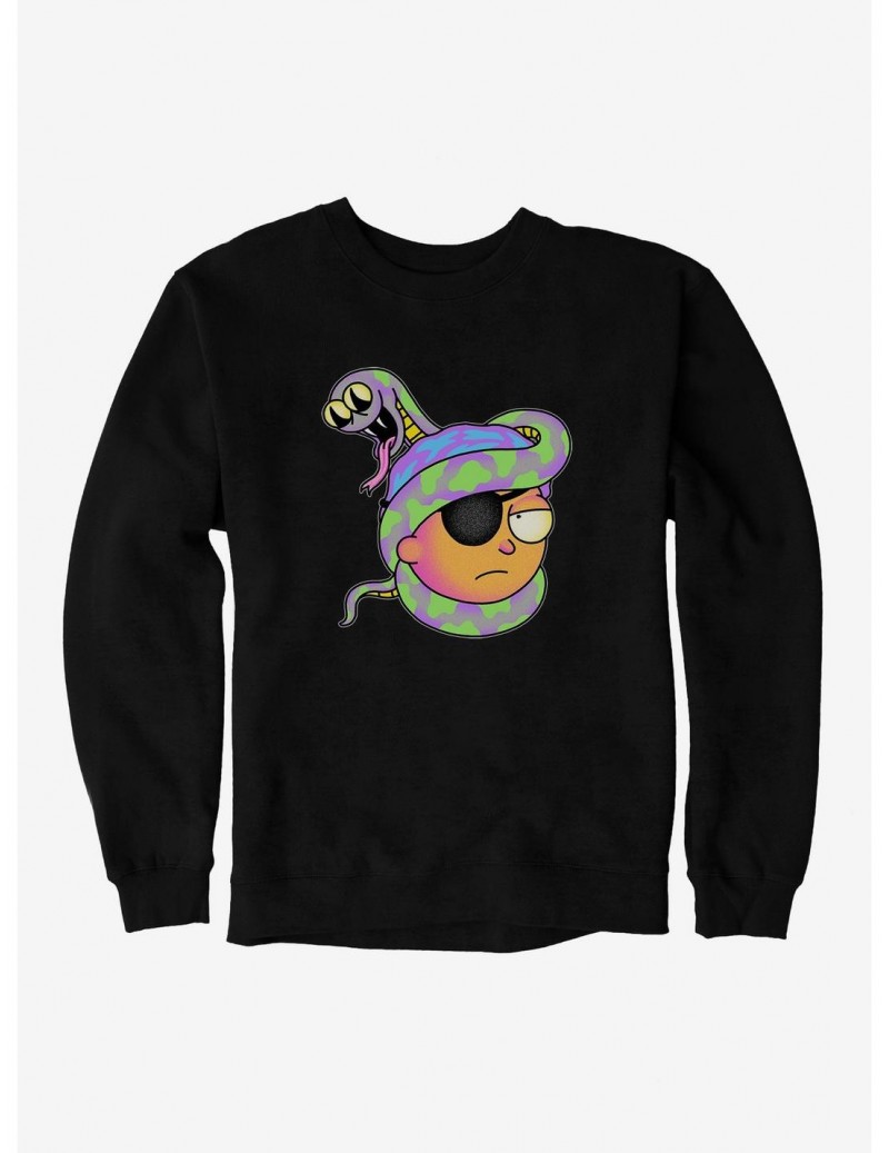 Cheap Sale Rick And Morty Snake Sweatshirt $12.10 Sweatshirts