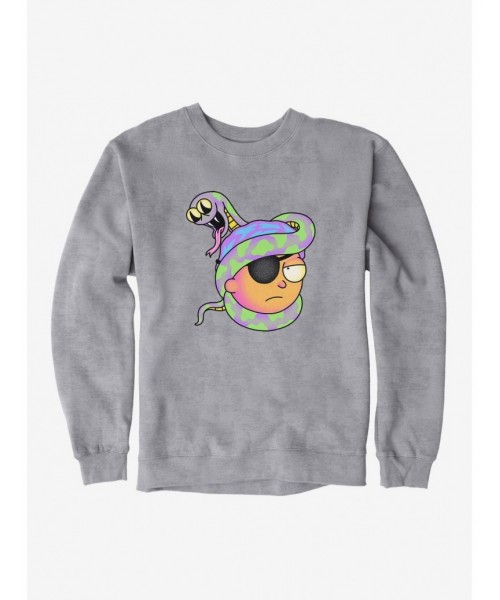 Cheap Sale Rick And Morty Snake Sweatshirt $12.10 Sweatshirts