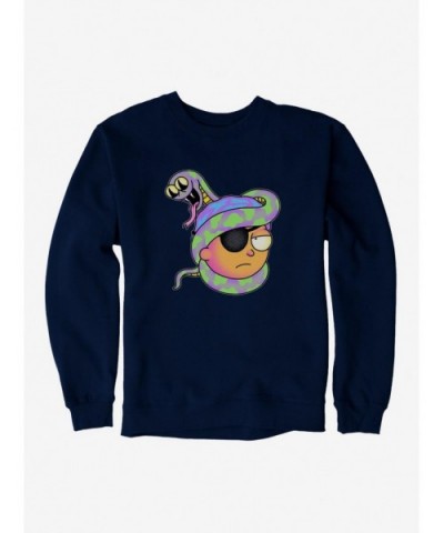 Cheap Sale Rick And Morty Snake Sweatshirt $12.10 Sweatshirts