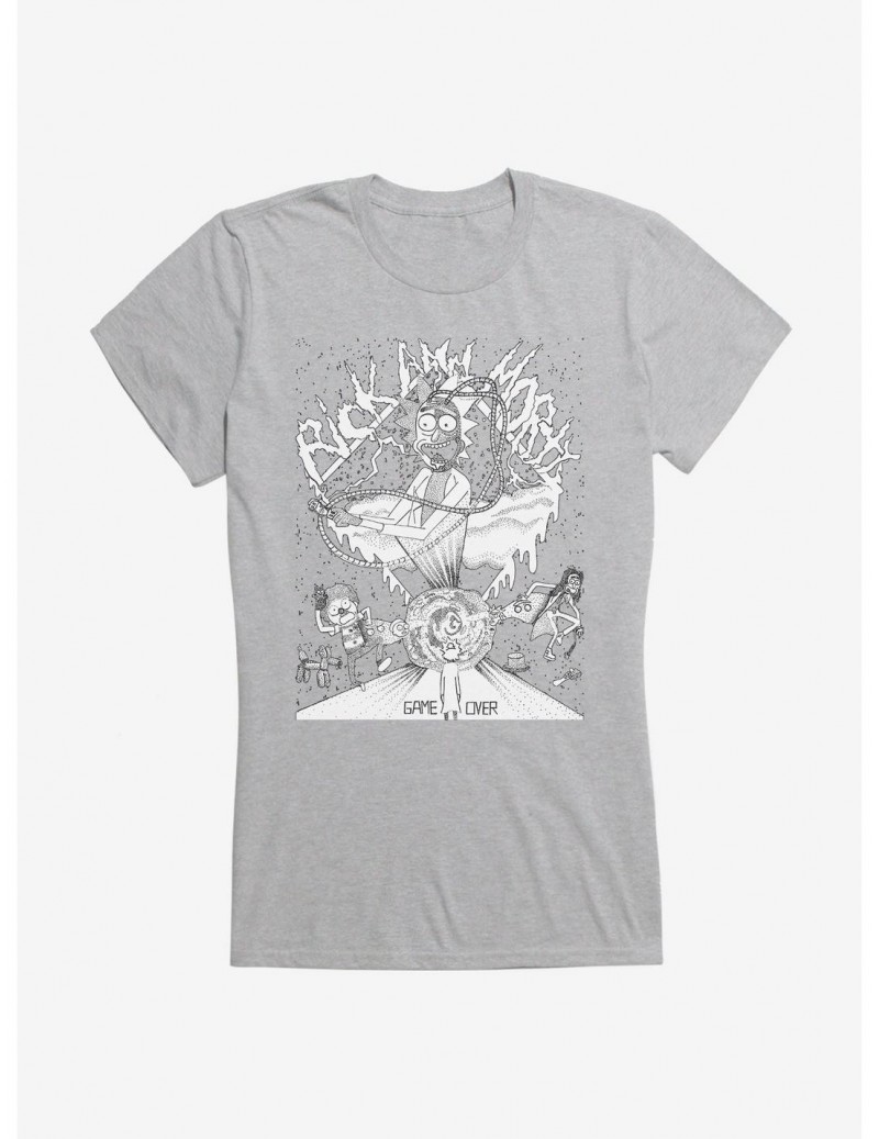 Absolute Discount Rick And Morty Rick Got Played Girls T-Shirt $8.96 T-Shirts