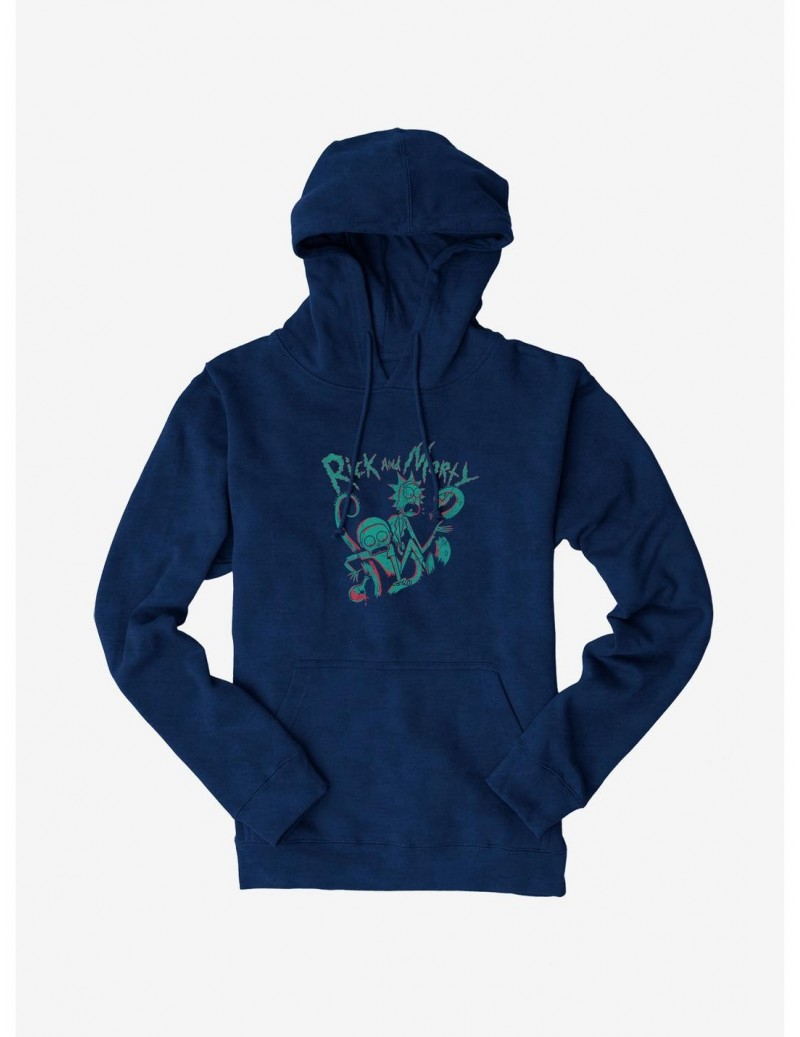 Festival Price Rick And Morty Tentacle Attack Hoodie $11.85 Hoodies