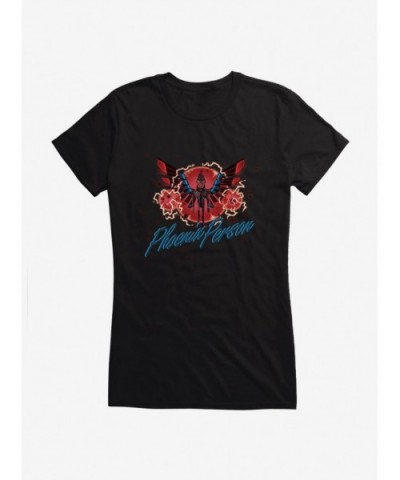 Sale Item Rick And Morty Electric Phoenix Person Girls T-Shirt $6.77 T-Shirts