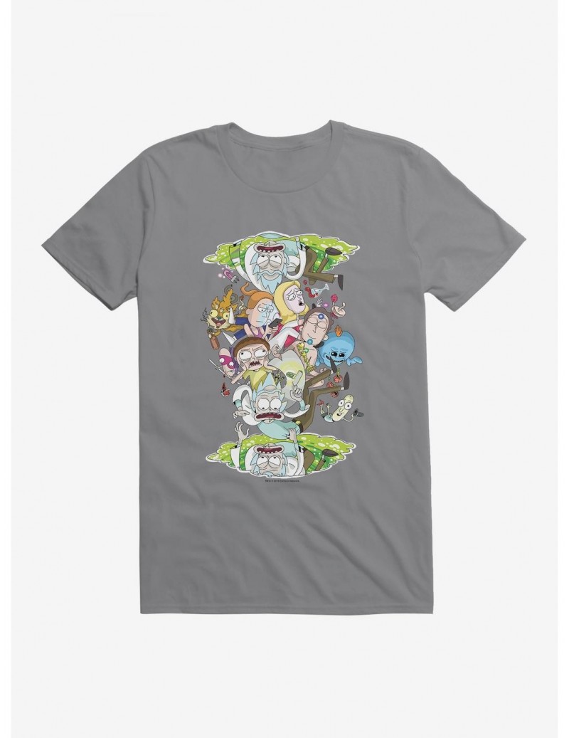 Discount Sale Rick and Morty Portal Loop T-Shirt $7.27 T-Shirts