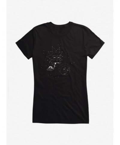 Hot Selling Rick And Morty Constellation Girls T-Shirt $6.77 T-Shirts