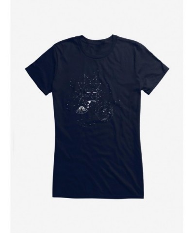 Hot Selling Rick And Morty Constellation Girls T-Shirt $6.77 T-Shirts