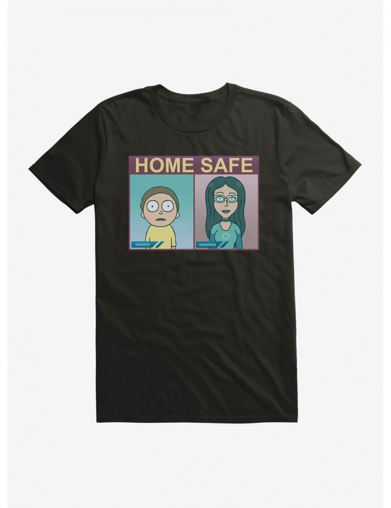 Exclusive Price Rick And Morty Home Safe T-Shirt $7.07 T-Shirts