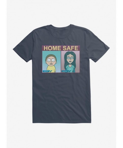 Exclusive Price Rick And Morty Home Safe T-Shirt $7.07 T-Shirts