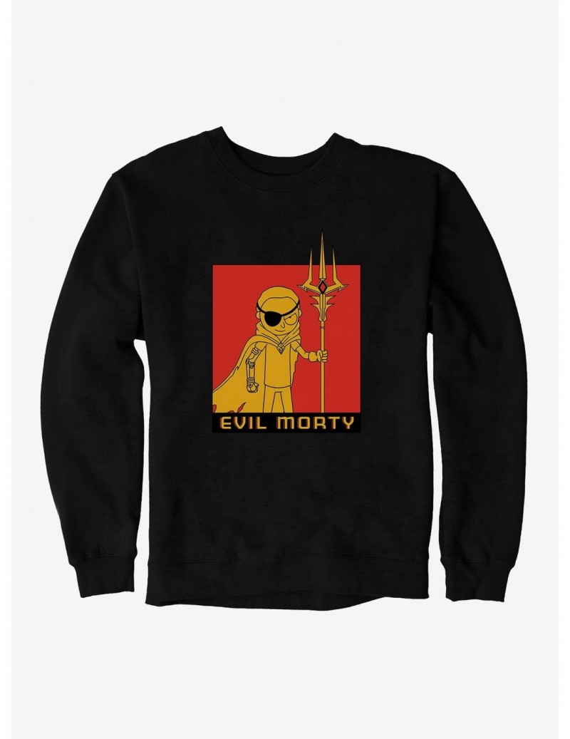 Festival Price Rick And Morty Evil Morty Sweatshirt $13.58 Sweatshirts