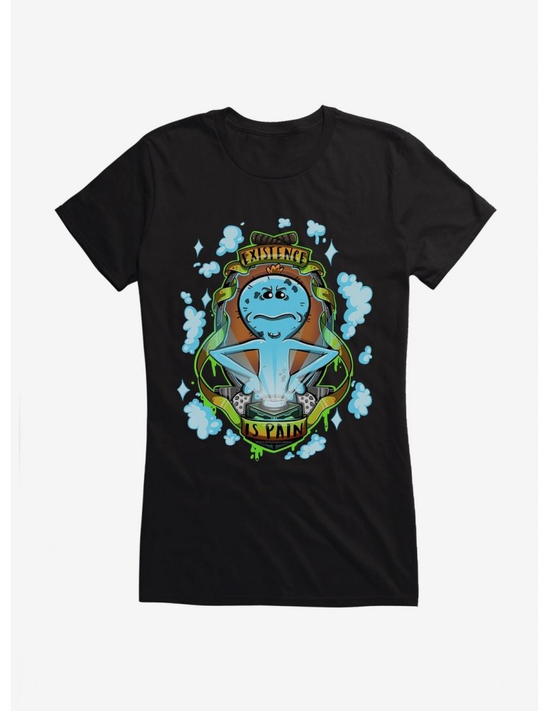 Exclusive Price Rick And Morty Existence Is Pain Girls T-Shirt $6.77 T-Shirts