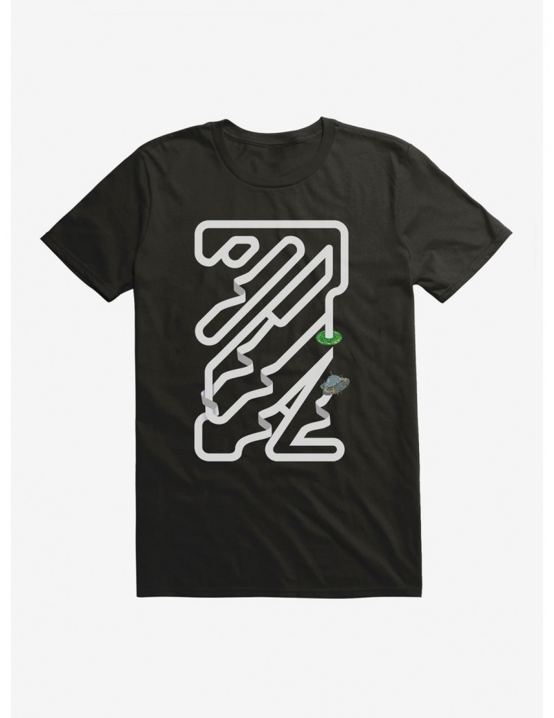Flash Deal Rick And Morty Portal Glitch T-Shirt $7.46 T-Shirts