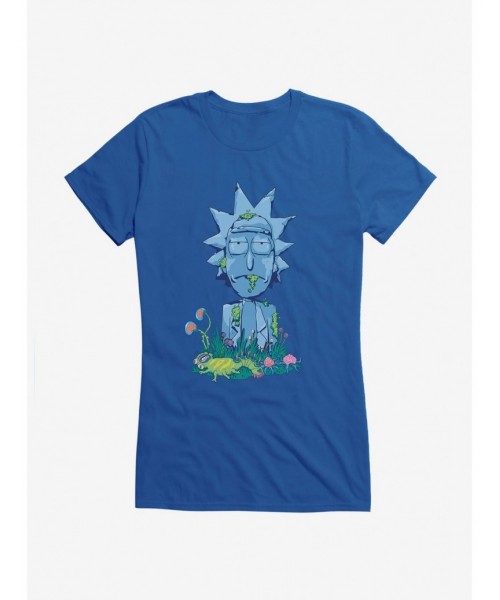 Wholesale Rick And Morty Sculpture Rick Girls T-Shirt $5.98 T-Shirts