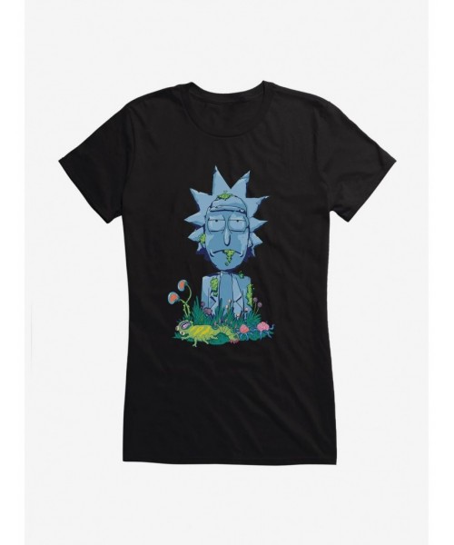 Wholesale Rick And Morty Sculpture Rick Girls T-Shirt $5.98 T-Shirts