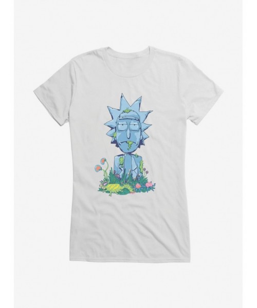 Wholesale Rick And Morty Sculpture Rick Girls T-Shirt $5.98 T-Shirts