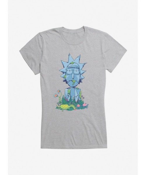 Wholesale Rick And Morty Sculpture Rick Girls T-Shirt $5.98 T-Shirts