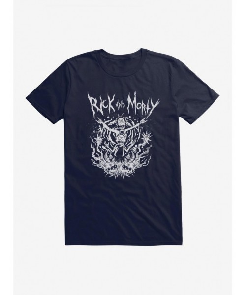 Limited Time Special Rick And Morty Metal Maelstrom T-Shirt $6.12 T-Shirts