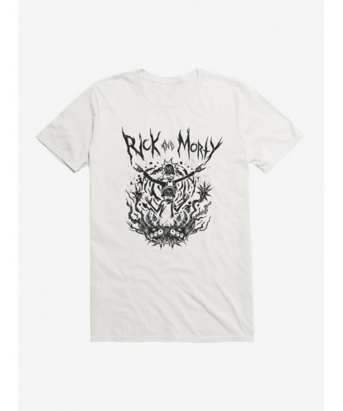 Limited Time Special Rick And Morty Metal Maelstrom T-Shirt $6.12 T-Shirts