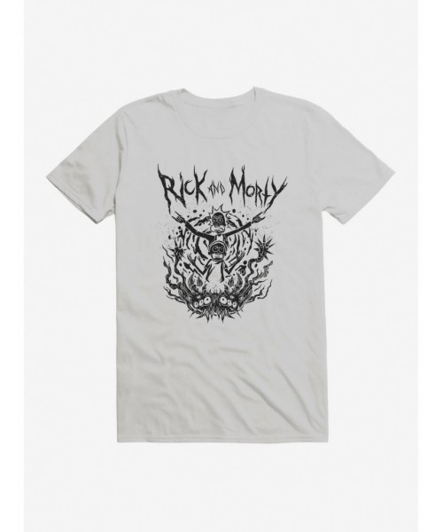 Limited Time Special Rick And Morty Metal Maelstrom T-Shirt $6.12 T-Shirts