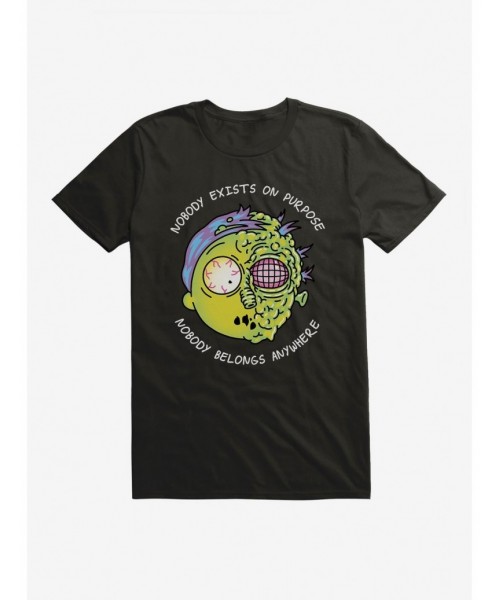 Sale Item Rick And Morty Nobody Exists On Purpose T-Shirt $7.84 T-Shirts