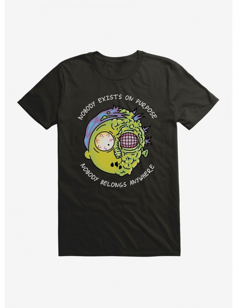 Sale Item Rick And Morty Nobody Exists On Purpose T-Shirt $7.84 T-Shirts