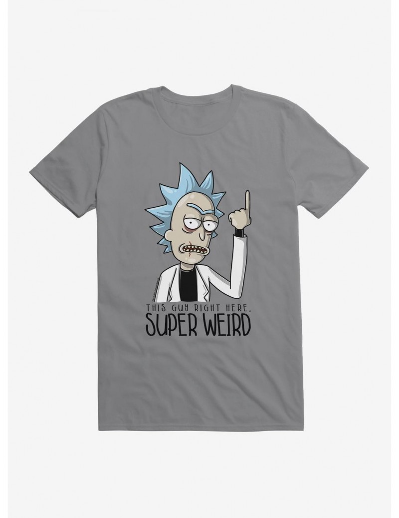 Best Deal Rick And Morty Super Weird T-Shirt $7.27 T-Shirts