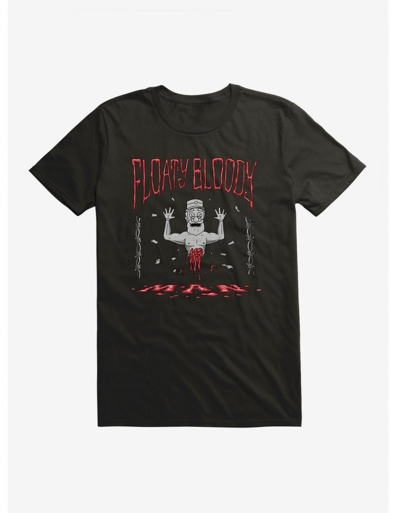 Pre-sale Rick And Morty Floaty Bloody T-Shirt $6.50 T-Shirts